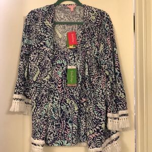 Lilly Pulitzer tank and jacket combo